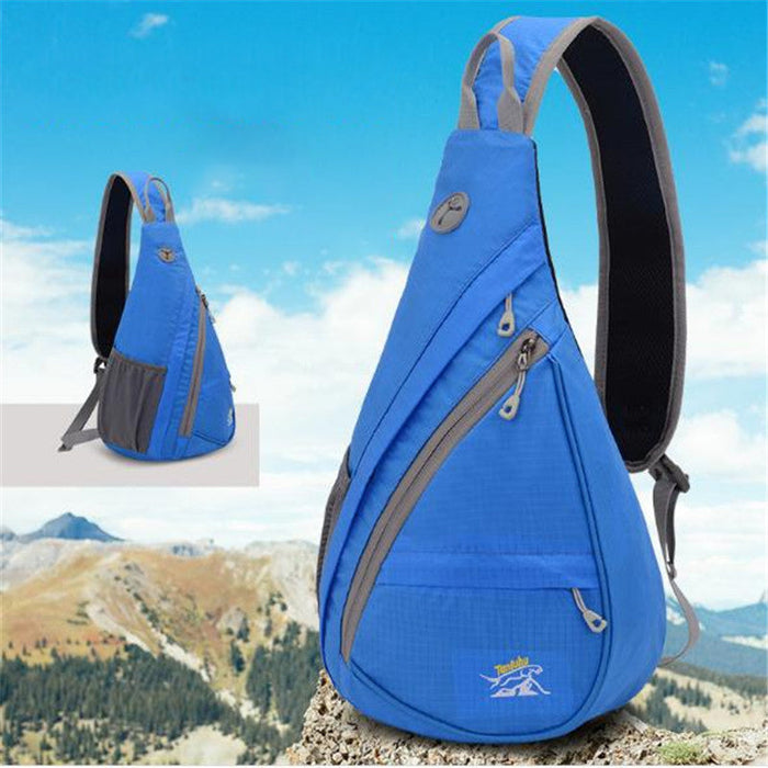 Fekete nylon sling táska