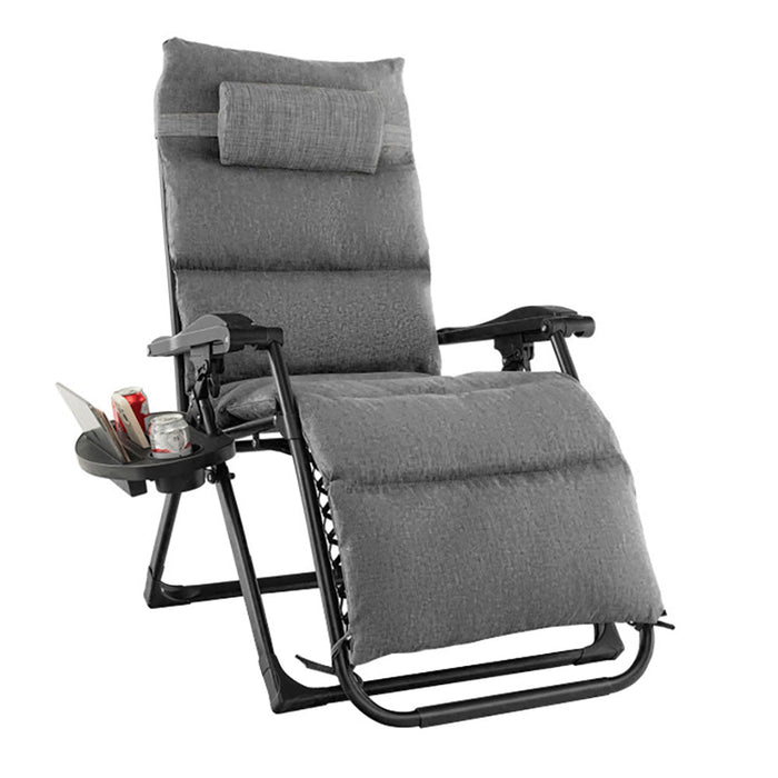 Párnázott zéró gravitáció szék, több színben-szürke-0