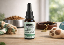 Pet parasite and candida cleanse herbal extract bottle
