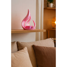 Dune Flamora gold LED ambient light with flame-shaped holder