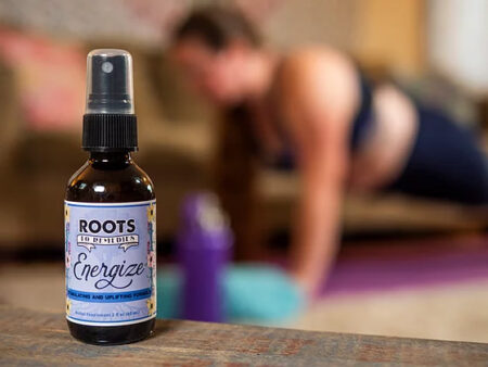 Energize herbal magnesium spray bottle