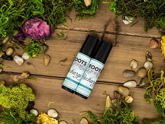 Recharge energizing herbal roll-on oil