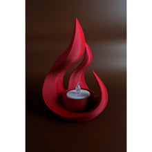 Dune Flamora gold LED ambient light with flame-shaped holder