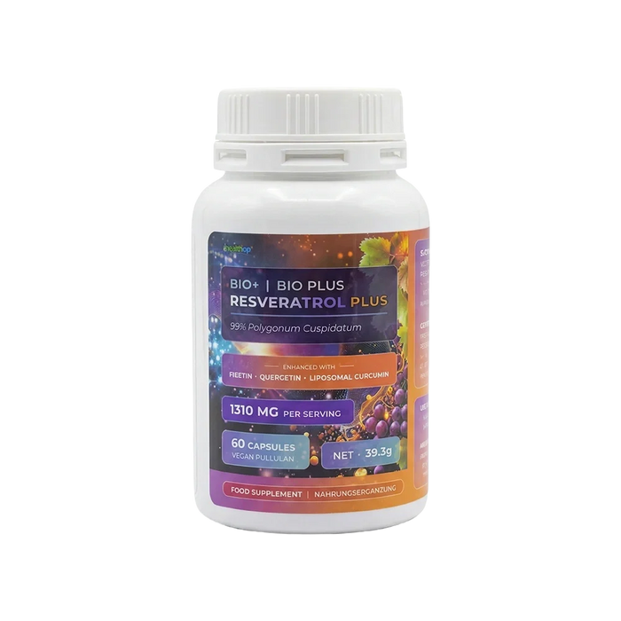 Nutriop® Resveratrol PLUS - Advanced Senolytic & Polyphenol Stack (60 Capsules)-0