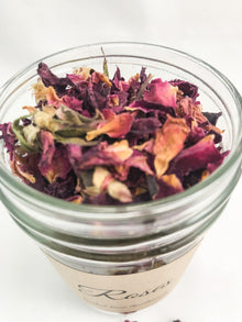 Kis üveg tárolóedény szárított gyógynövényekhez