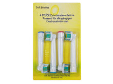 4 db-os 3D-s elektromos fogkefe fej-4