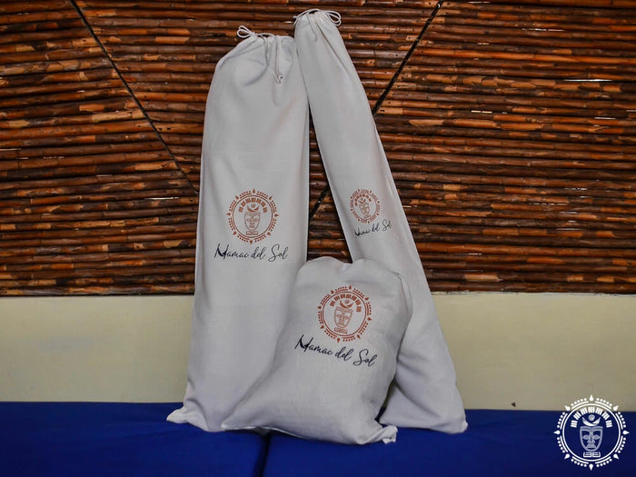 Granada chocolate cotton L-bar hammock with wooden spreader bars