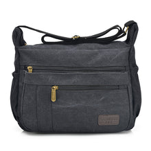 Khaki vászon crossbody táska