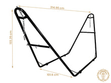 Maya universal metal hammock stand for non-bar hammocks