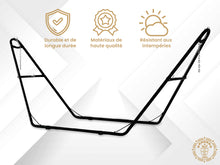 Maya universal metal hammock stand for non-bar hammocks