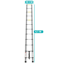 Teleszkópos alumínium létra 3 méretben-4,1 méteres-2