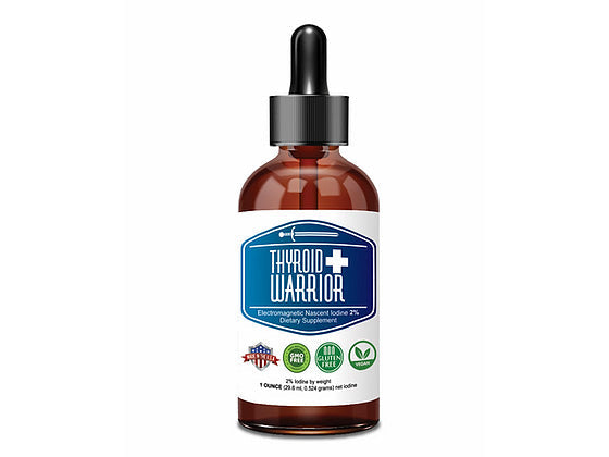 Thyroid Warrior Nascent Iodine Drops 1 oz bottle