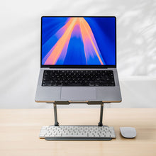 Szürke összecsukható, állítható laptopállvány