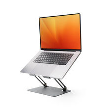 Szürke összecsukható, állítható laptopállvány
