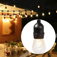 Vízálló dekor égősor, 15 db E27 LED lámpával, 14,6 m, melegfehér-1