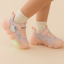 Rózsaszín gyerek LED sneaker buboréktalppal