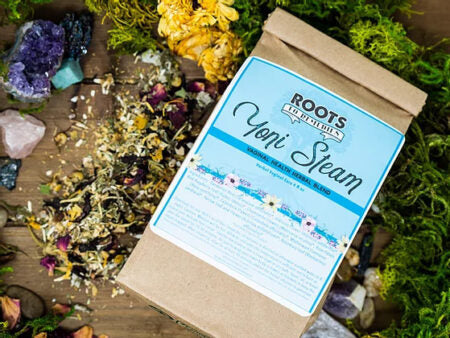 Organic yoni steam herbal blend for traditional self-care rituals